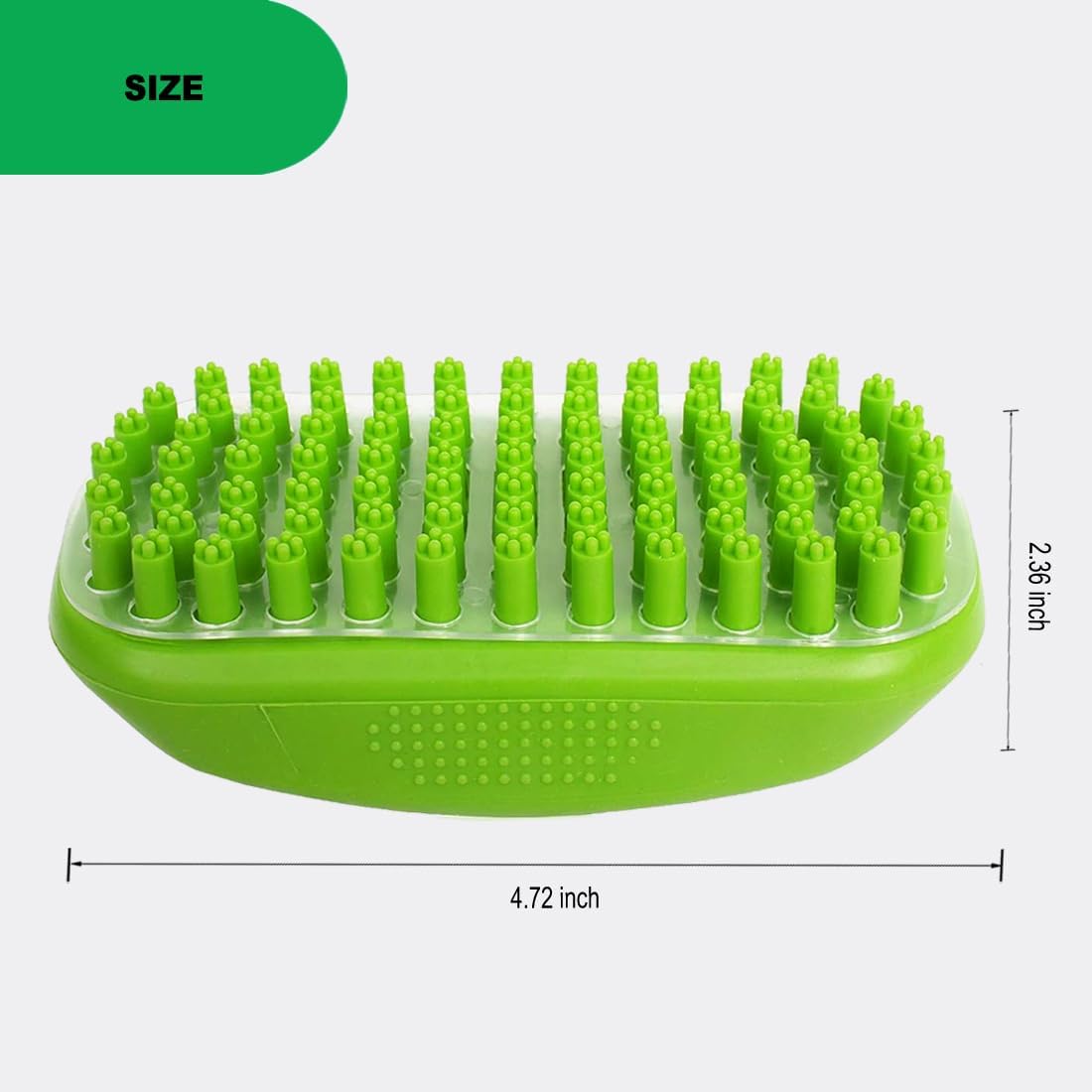 Get Fluffy with Our Rubber Curry Brush: The Ultimate Massage & Grooming Tool for Your Furry Bestie!