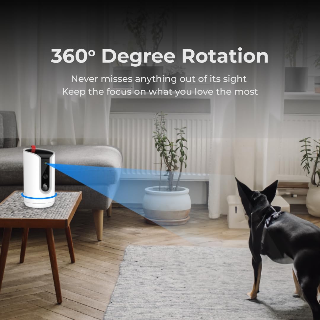 Meet Your New Best Friend: The 2K Pet Camera That Tosses Treats, Talks Back, and Keeps an Eye on Your Furry Mischief!