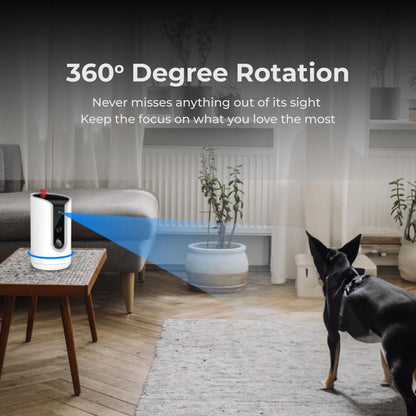 Meet Your New Best Friend: The 2K Pet Camera That Tosses Treats, Talks Back, and Keeps an Eye on Your Furry Mischief!