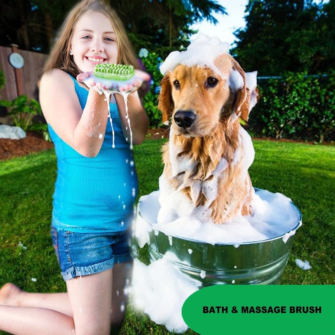 Get Fluffy with Our Rubber Curry Brush: The Ultimate Massage & Grooming Tool for Your Furry Bestie!